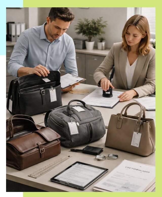 Сертификация сумок в Орске от 7755 руб. | Алешин-Рск