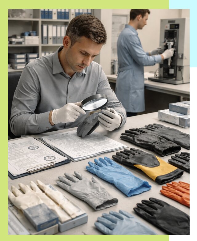 Сертификация перчаток и средств защиты продукции в Орске