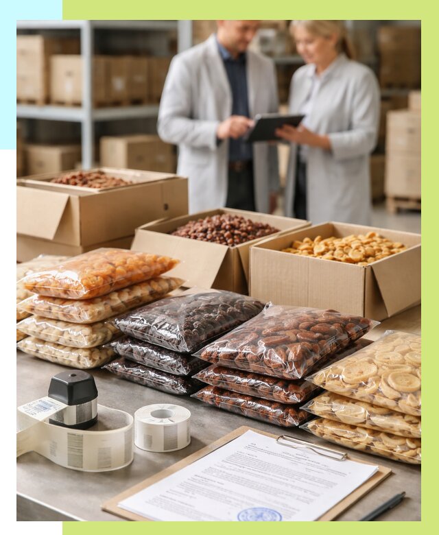 Сертификация сухофруктов в Орске от 12408 р. | Алешин-Рск под ключ