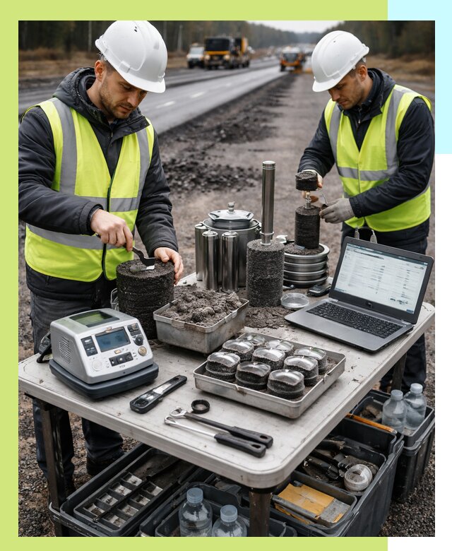 Сертификация асфальта: испытания и подтверждение в Орске