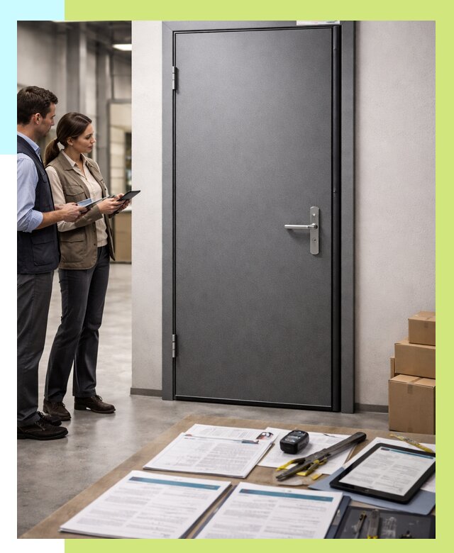 Сертификация противопожарных дверей в Орске от 9306 р. | Алешин-Рск