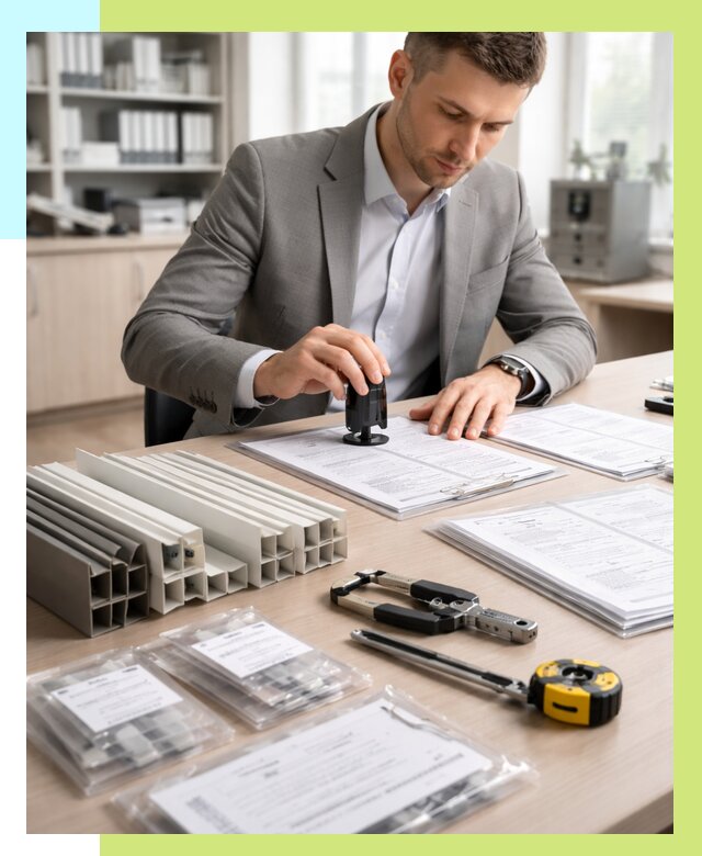 Сертификация ПВХ продукции в Орске от 8789 р., Алешин-Рск