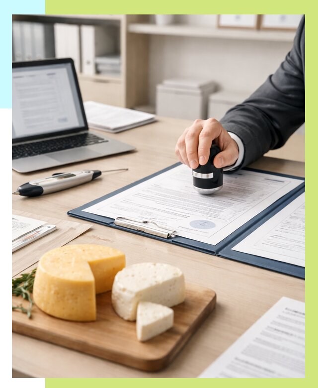 Сертификация сыров в Орске от 15510 р | Сертификат на сыр Алешин-Рск