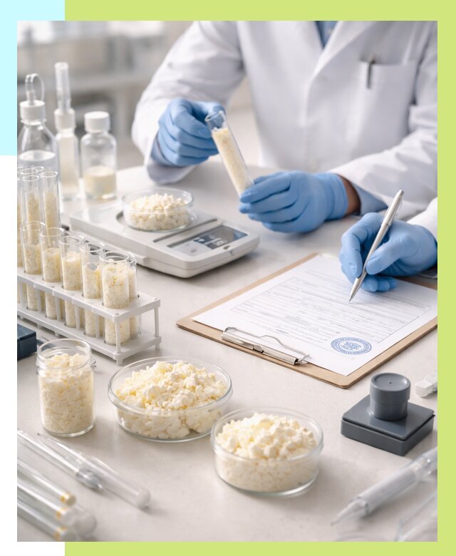 Сертификация творога в Орске от 12408 р. под ключ | Алешин-Рск