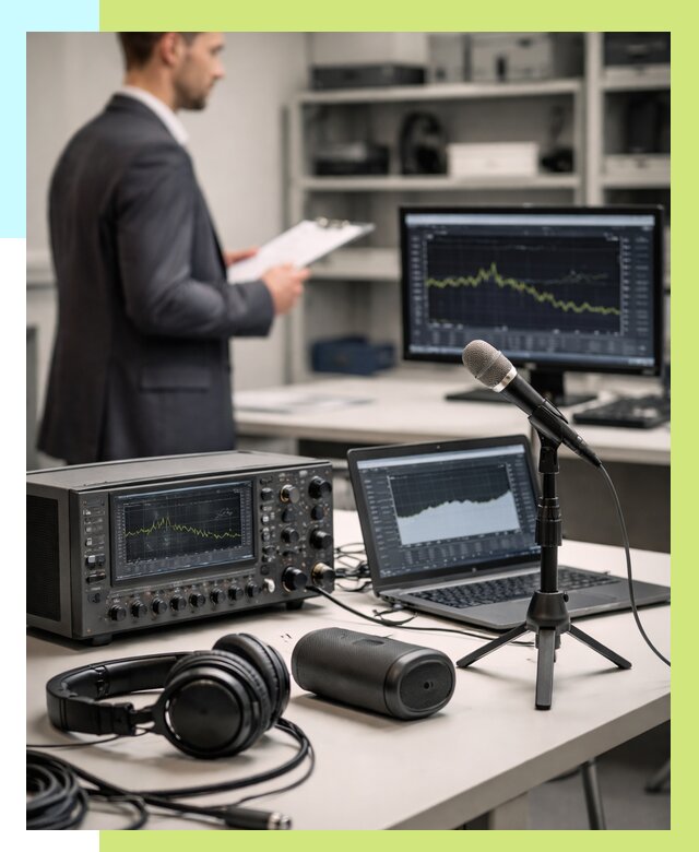 Сертификация аудиотехники в Орске от 15510 р., Алешин-Рск