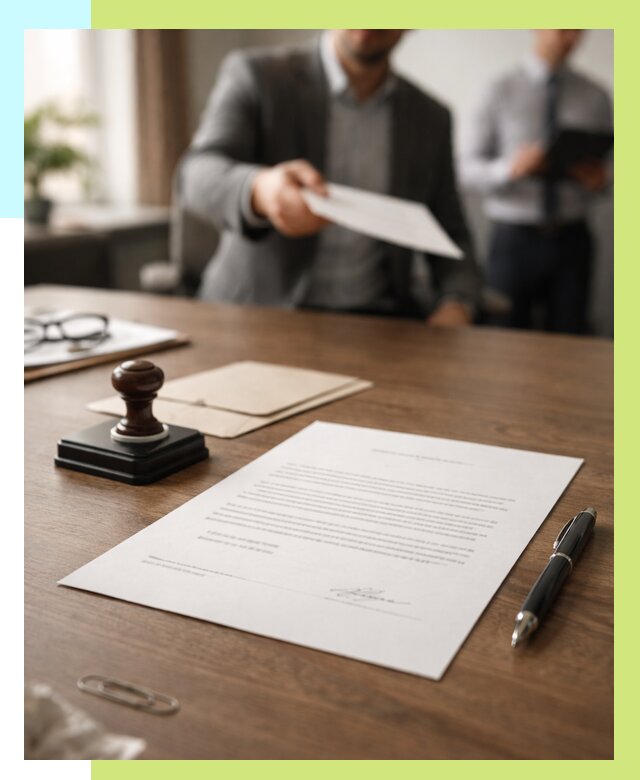 Отказное письмо по сертификации в Орске от 3619 р. | Алешин-Рск