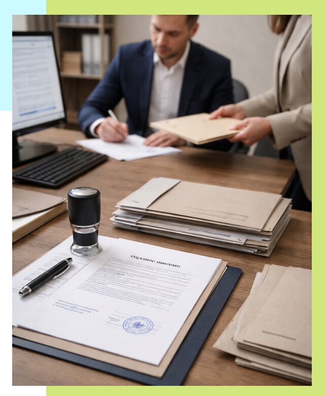 Отказное письмо для таможни в Орске от 3102 р, Алешин-Рск