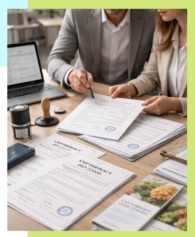 Сертификат ISO 22000 в Орске от 41360 р. под ключ | Алешин-Рск